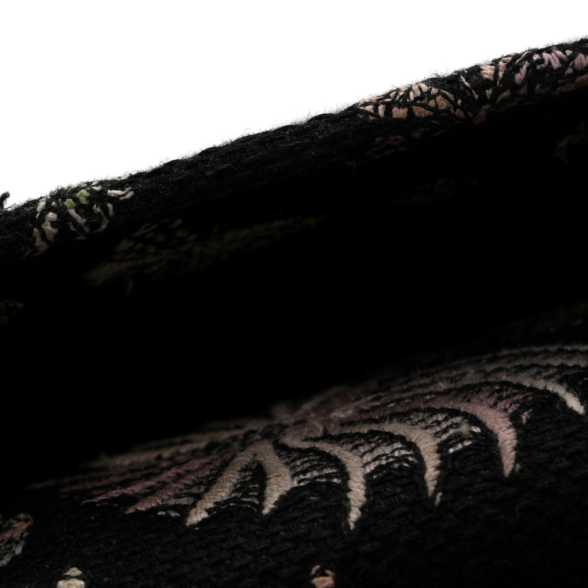 Christian Dior Canvas Cabinet De Curiosites Embroidered Medium Lady D-Lite Black Multicolor 12 of 12
