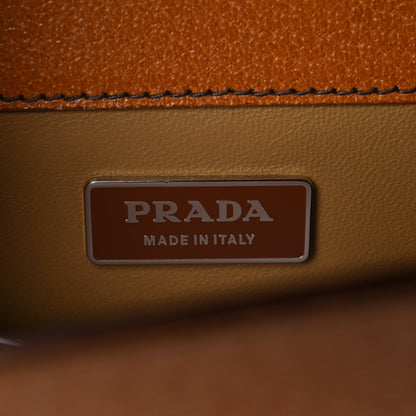 Prada Pigskin Briefcase Brown 6 of 16