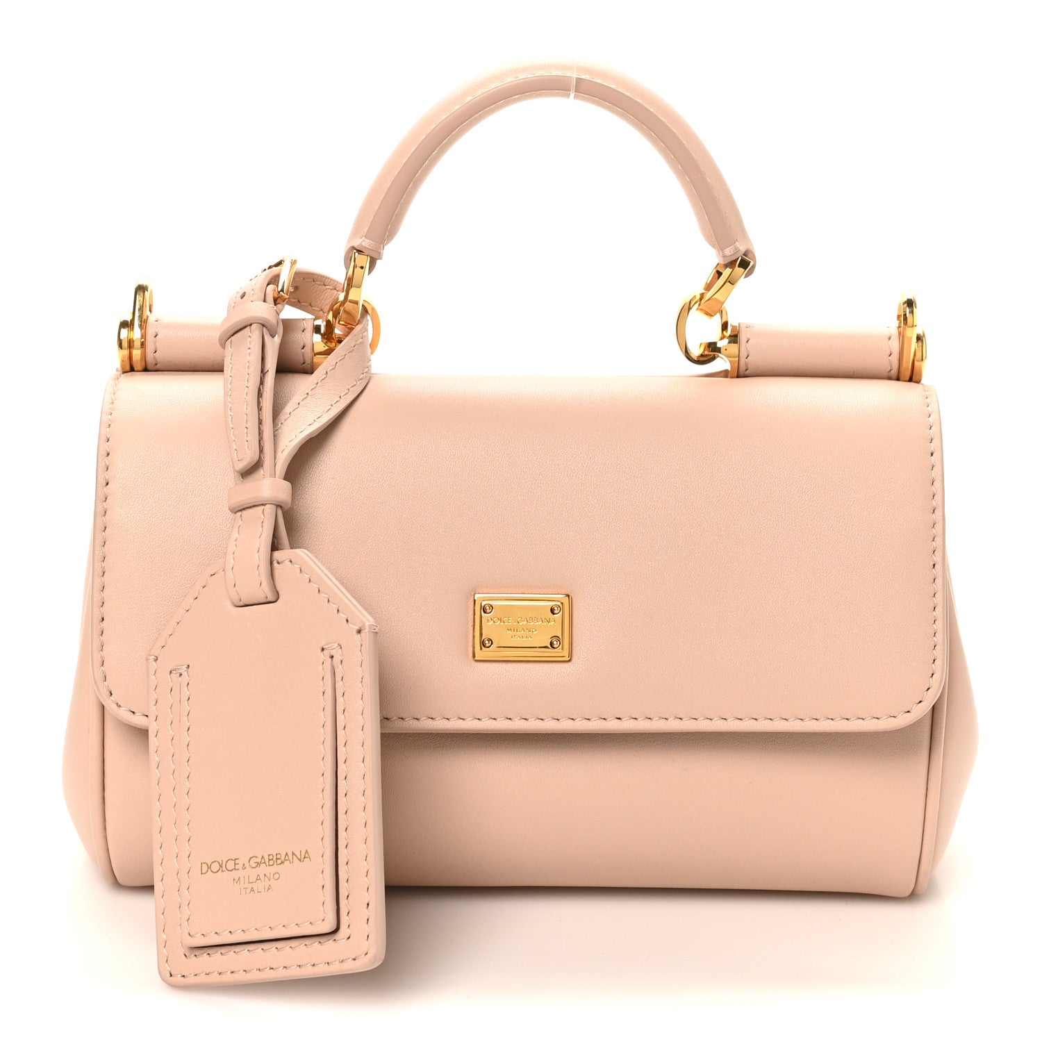 Dolce & Gabbana Calfskin Mini My Sicily Beige 1 of 9