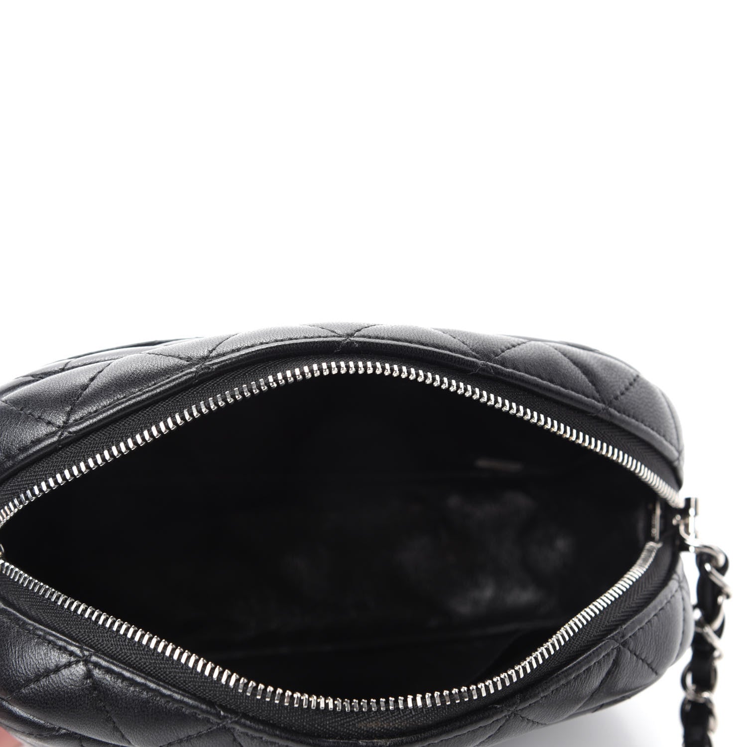 Chanel Lambskin Quilted Small Timeless Camera Case Black 5 of 12