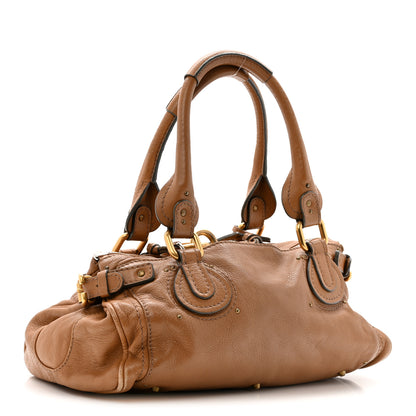 Chloe Calfskin Medium Paddington Satchel Tan 3 of 16