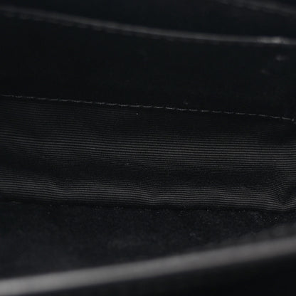 Saint Laurent Calfskin Y Quilted Monogram Monochrome Toy Loulou Crossbody Bag Black 5 of 11