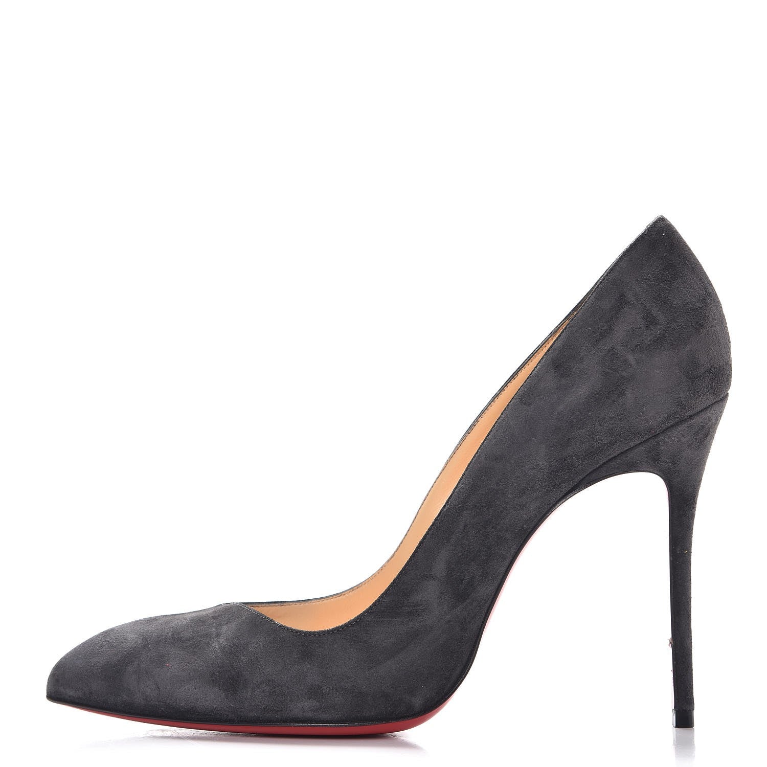 Christian Louboutin Suede Corneille 100 Pumps 38 Grey 1 of 11