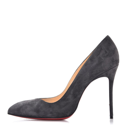 Christian Louboutin Suede Corneille 100 Pumps 38 Grey 1 of 11