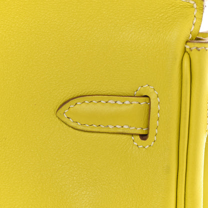 Hermes Swift Birkin 25 Lime 12 of 40