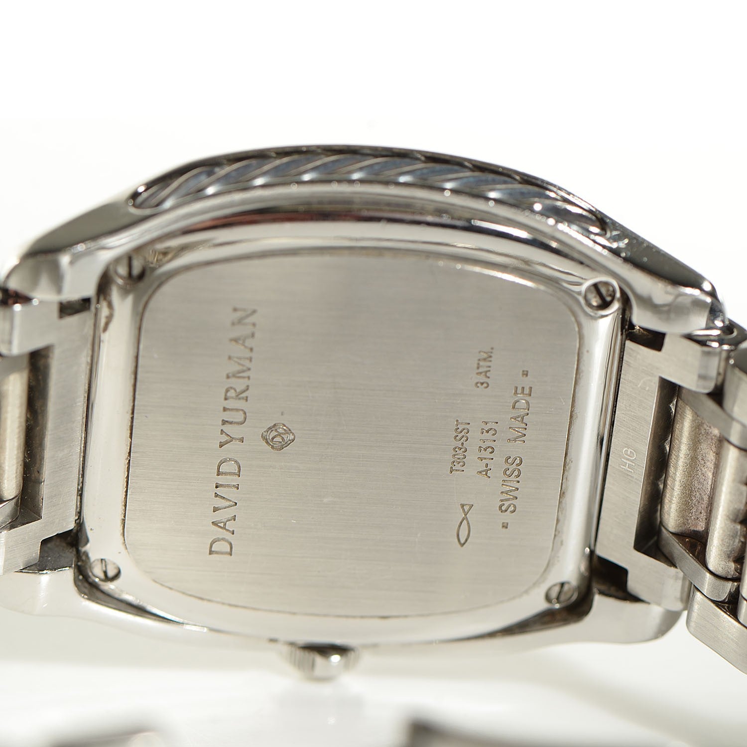 David Yurman Stainless Steel Diamond 32mm Thoroughbred Quartz Watch 5 of 8