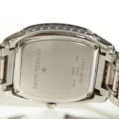 David Yurman Stainless Steel Diamond 32mm Thoroughbred Quartz Watch 5 of 8