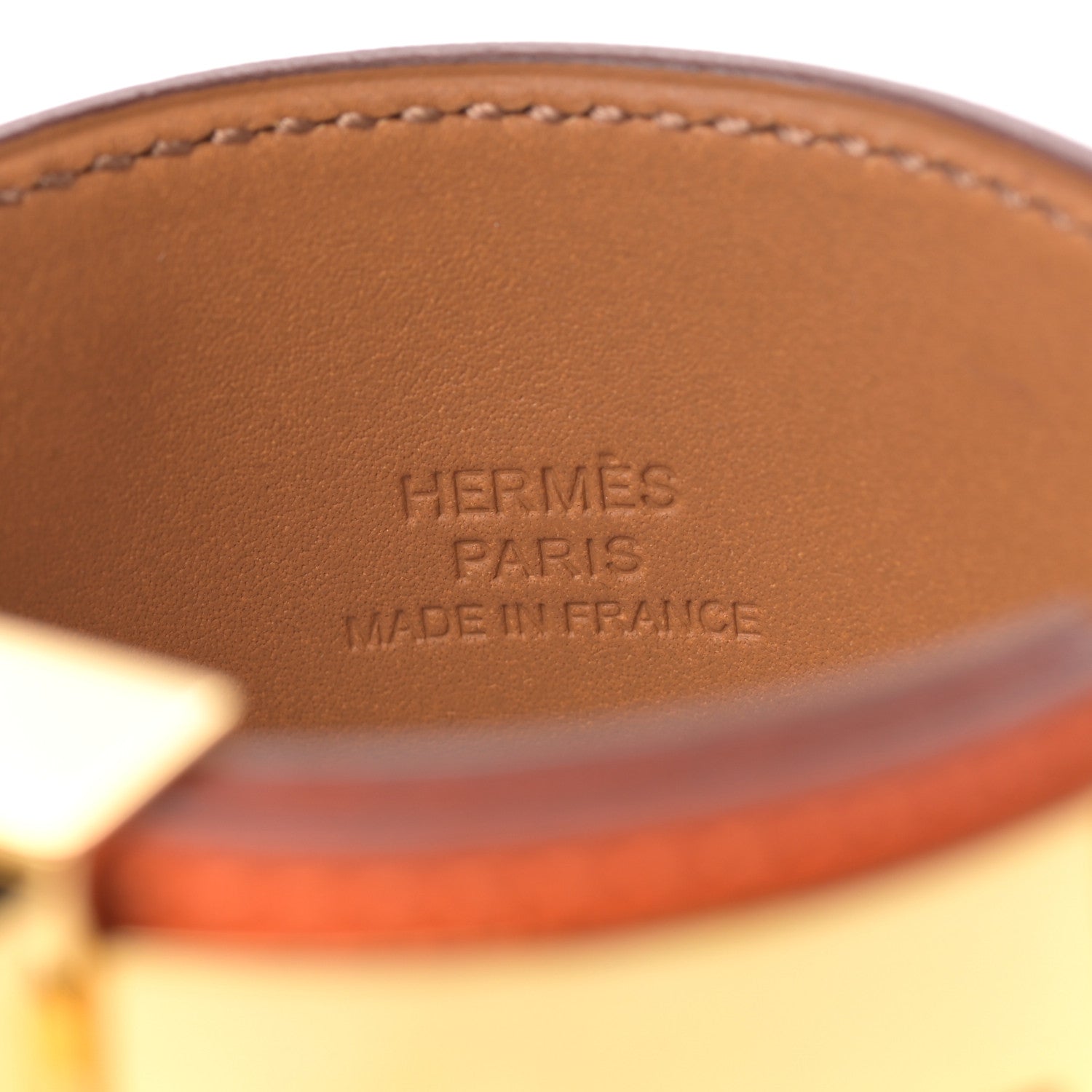 Hermes Epsom Collier de Chien CDC Bracelet S Orange 4 of 5