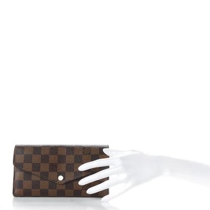 Louis Vuitton Damier Ebene Sarah Wallet NM 2 of 7