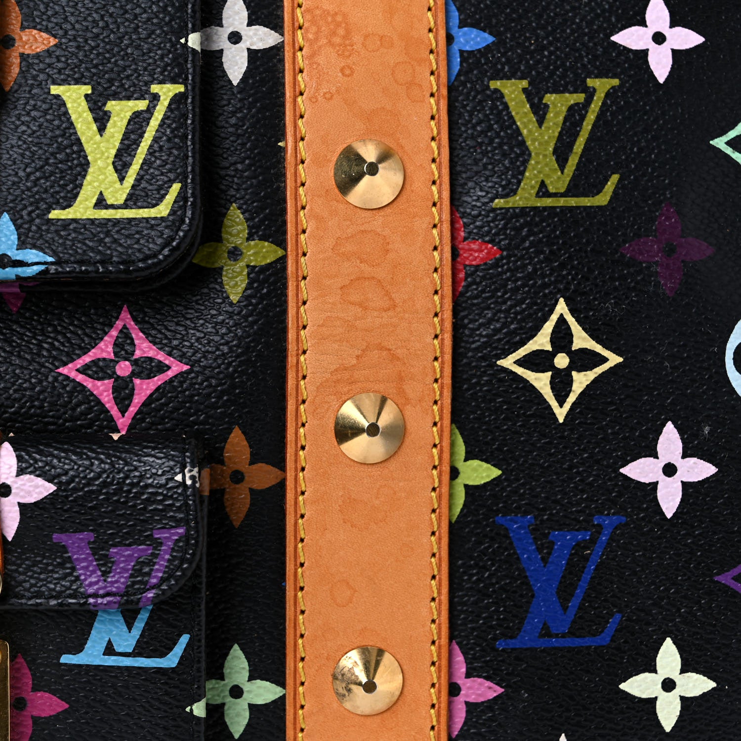 Louis Vuitton Monogram Multicolor Keepall 45 Black 22 of 35