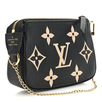 Louis Vuitton Empreinte Monogram Giant Mini Pochette Accessories Black 4 of 10