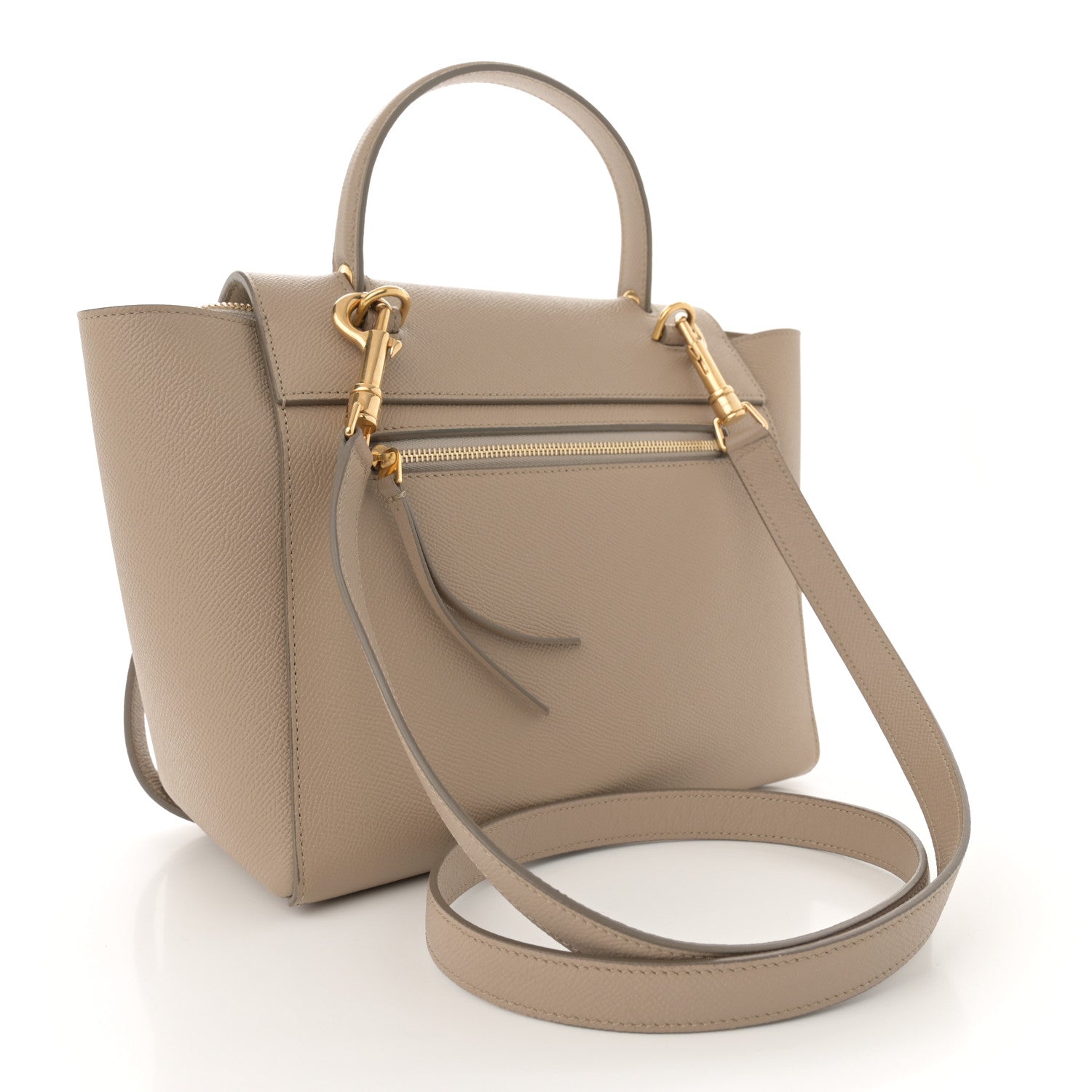 Celine Grained Calfskin Micro Belt Bag Light Taupe 3 of 14
