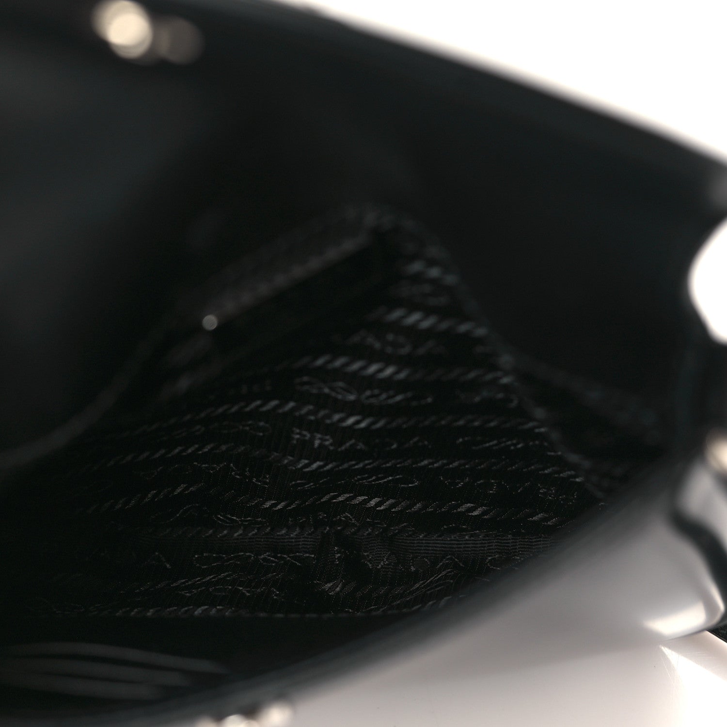 Prada Spazzolato Mini Cleo Flap Adjustable Strap Shoulder Bag Black 5 of 8