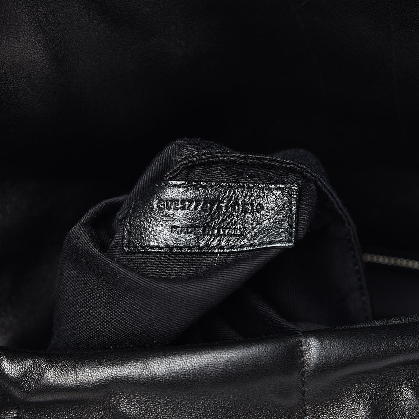 Lambskin Quilted Medium Loulou Puffer Monogram Chain Satchel Black