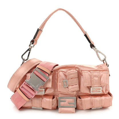 Fendi Econyl Cuoio Romano Multipocket Baguette Baby Pink 1 of 9