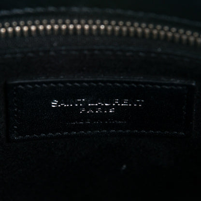 Saint Laurent Python Calfskin Embossed Small Sac de Jour Black 7 of 11