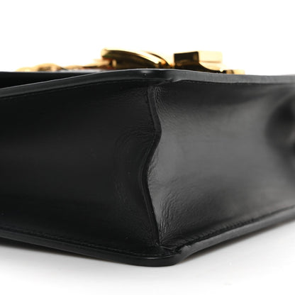 Gucci Calfskin Mini Sylvie Chain Shoulder Bag Black 9 of 10
