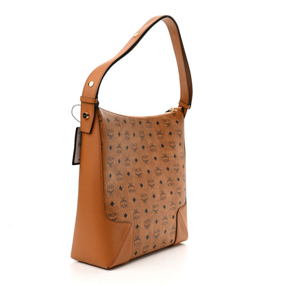 MCM Visetos Medium Klara Hobo Cognac 2 of 8