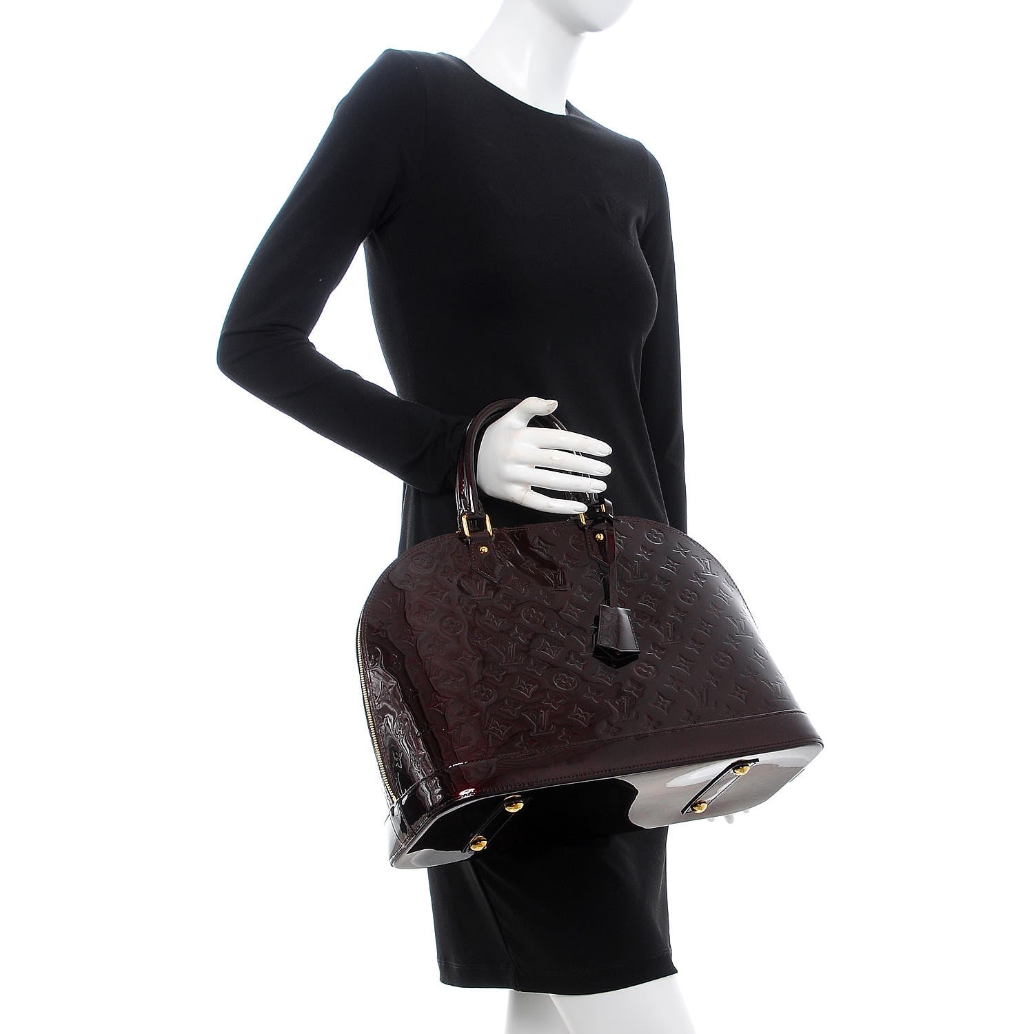 Louis Vuitton Vernis Alma GM Amarante 2 of 6