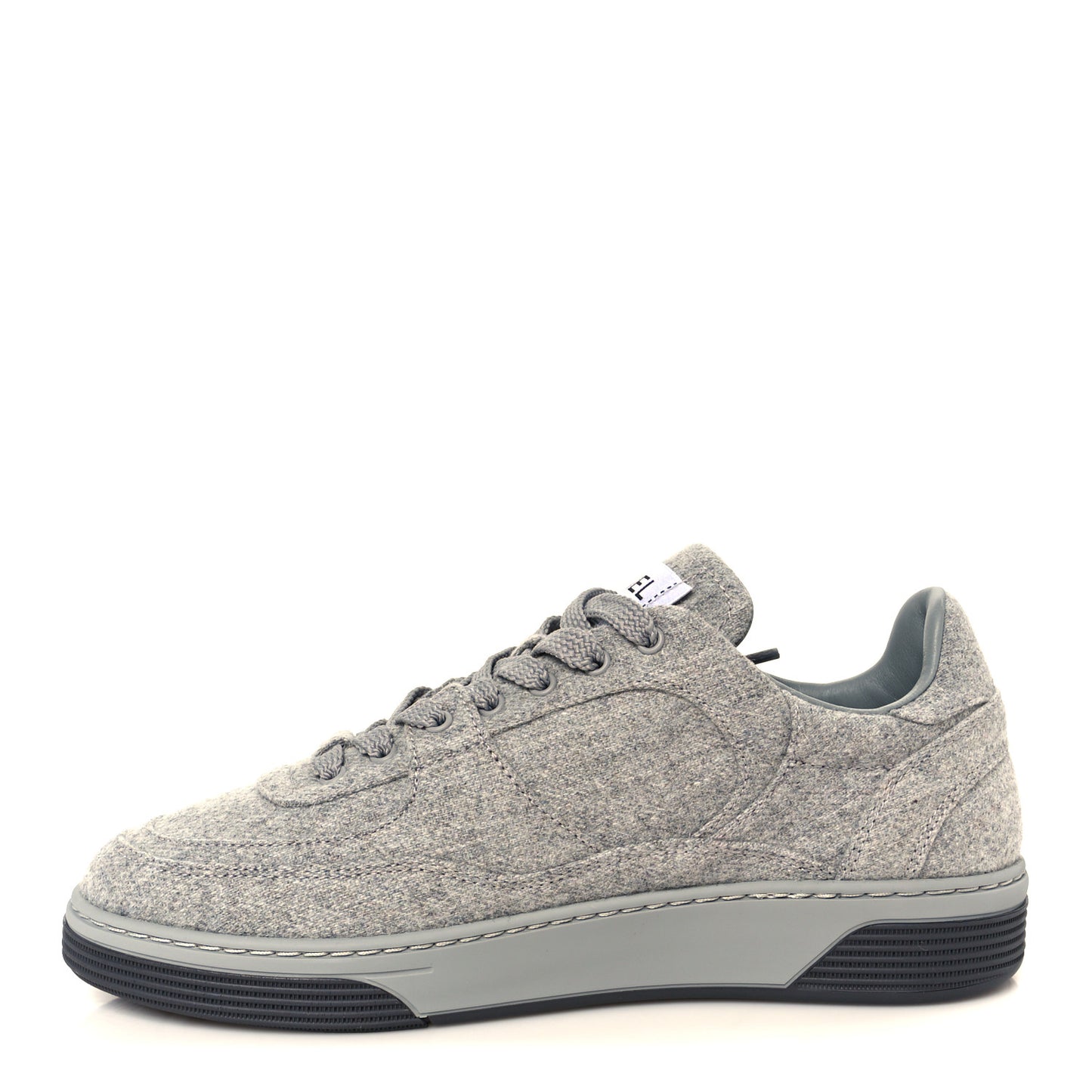 Wool Mixed Fibers Womens CC Sneakers 36 Light Grey