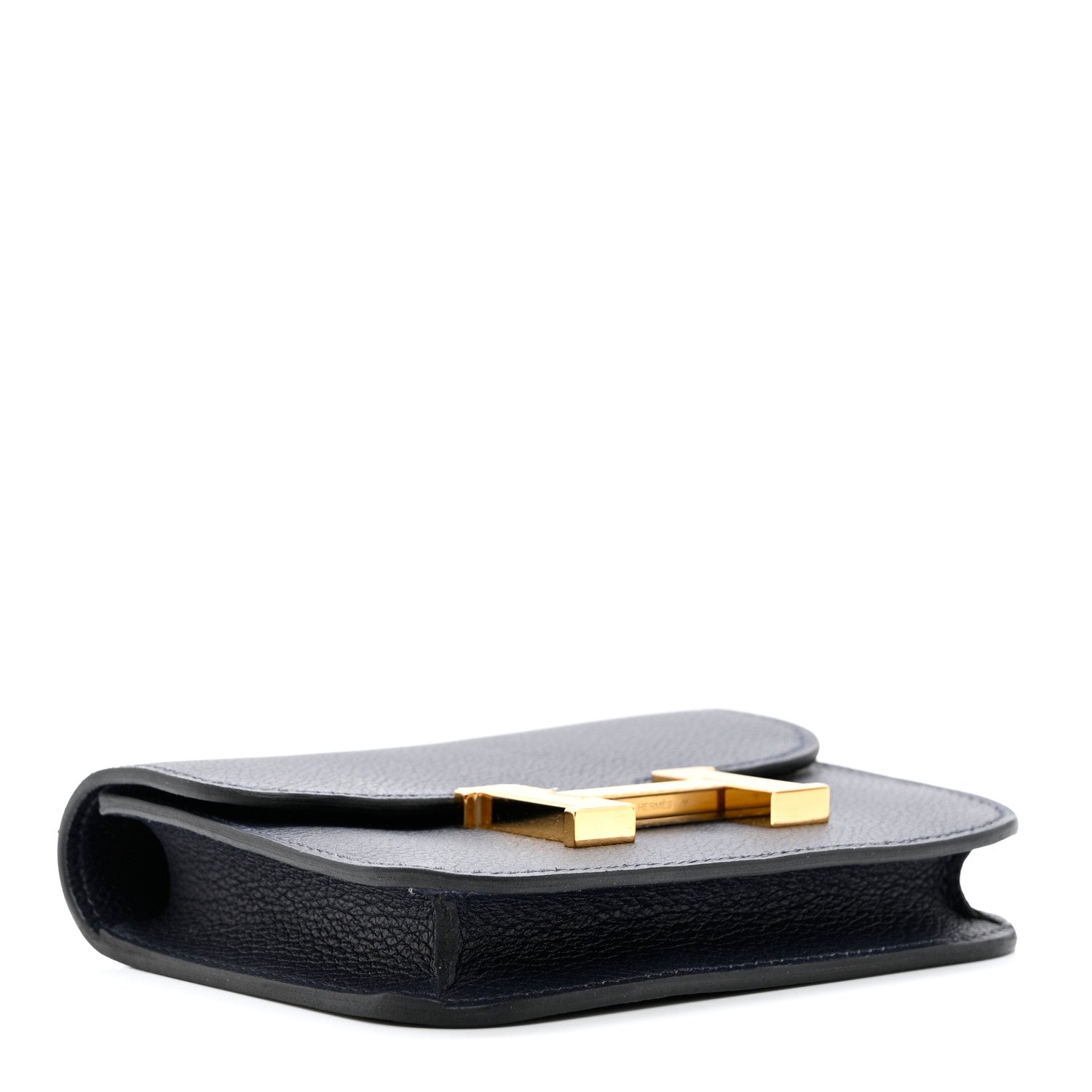 Hermes Evercolor Constance Slim Wallet Bleu Nuit 4 of 7