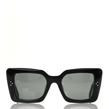 Celine Acetate Square Sunglasses CL40156U Black 2 of 7
