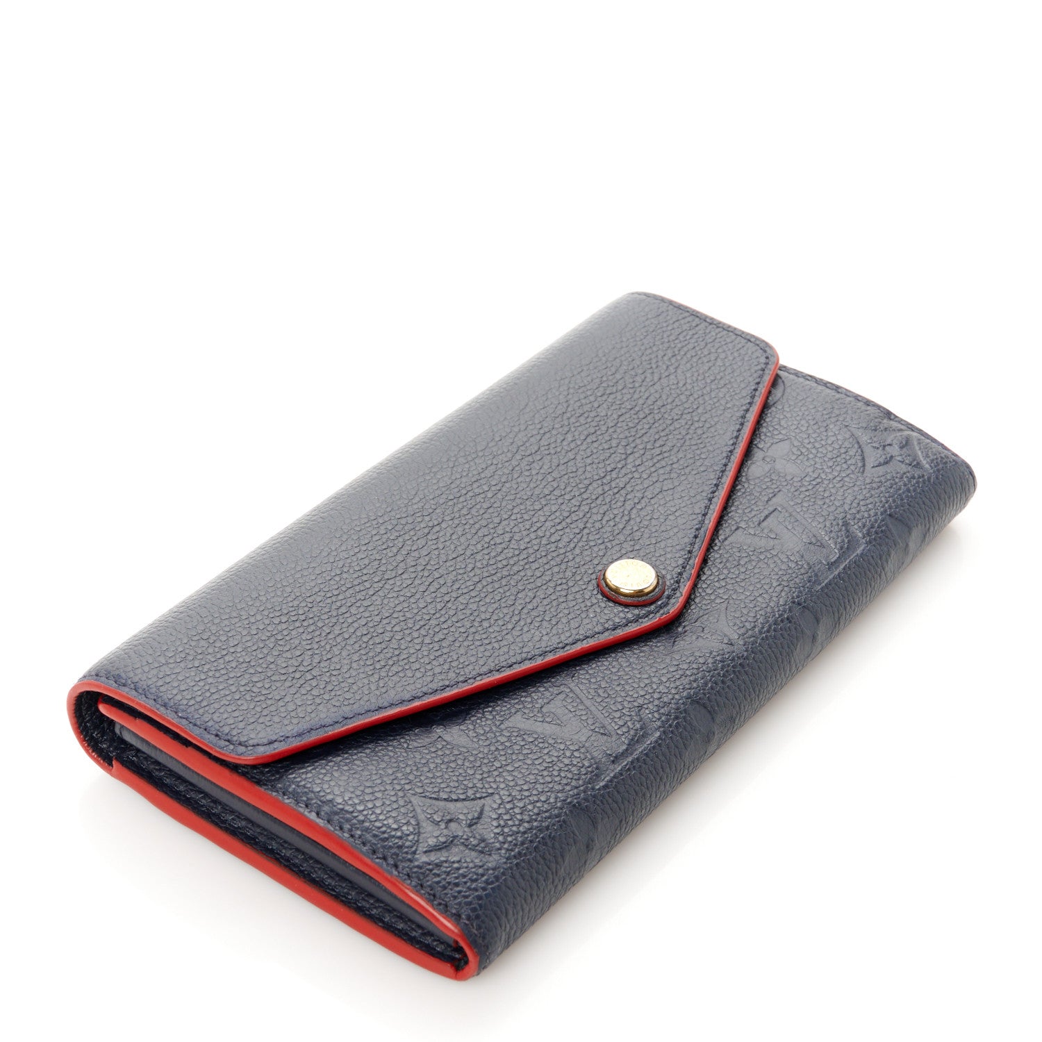 Louis Vuitton Empreinte Sarah Wallet NM Marine Rouge 4 of 8