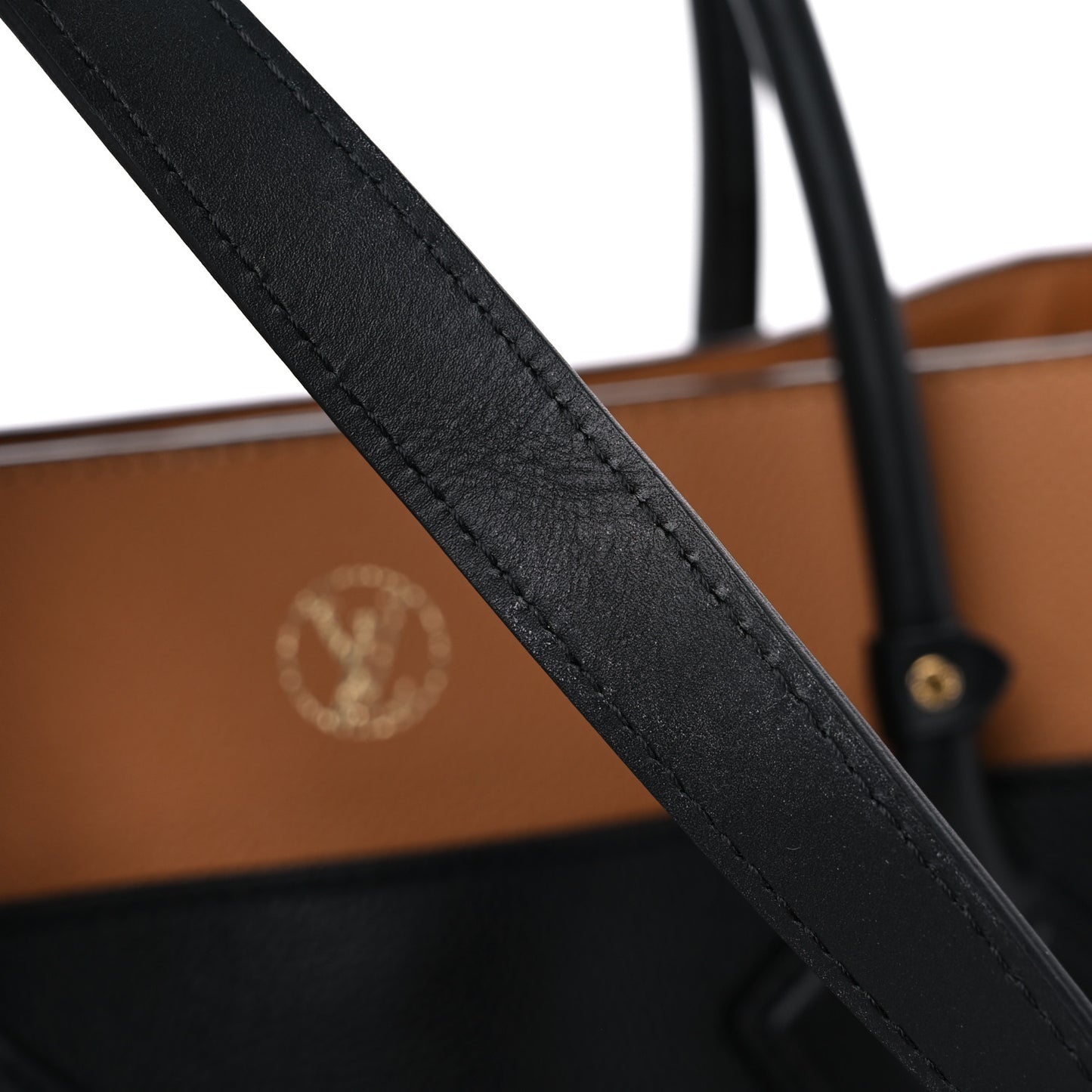 Calfskin Monogram On My Side Black