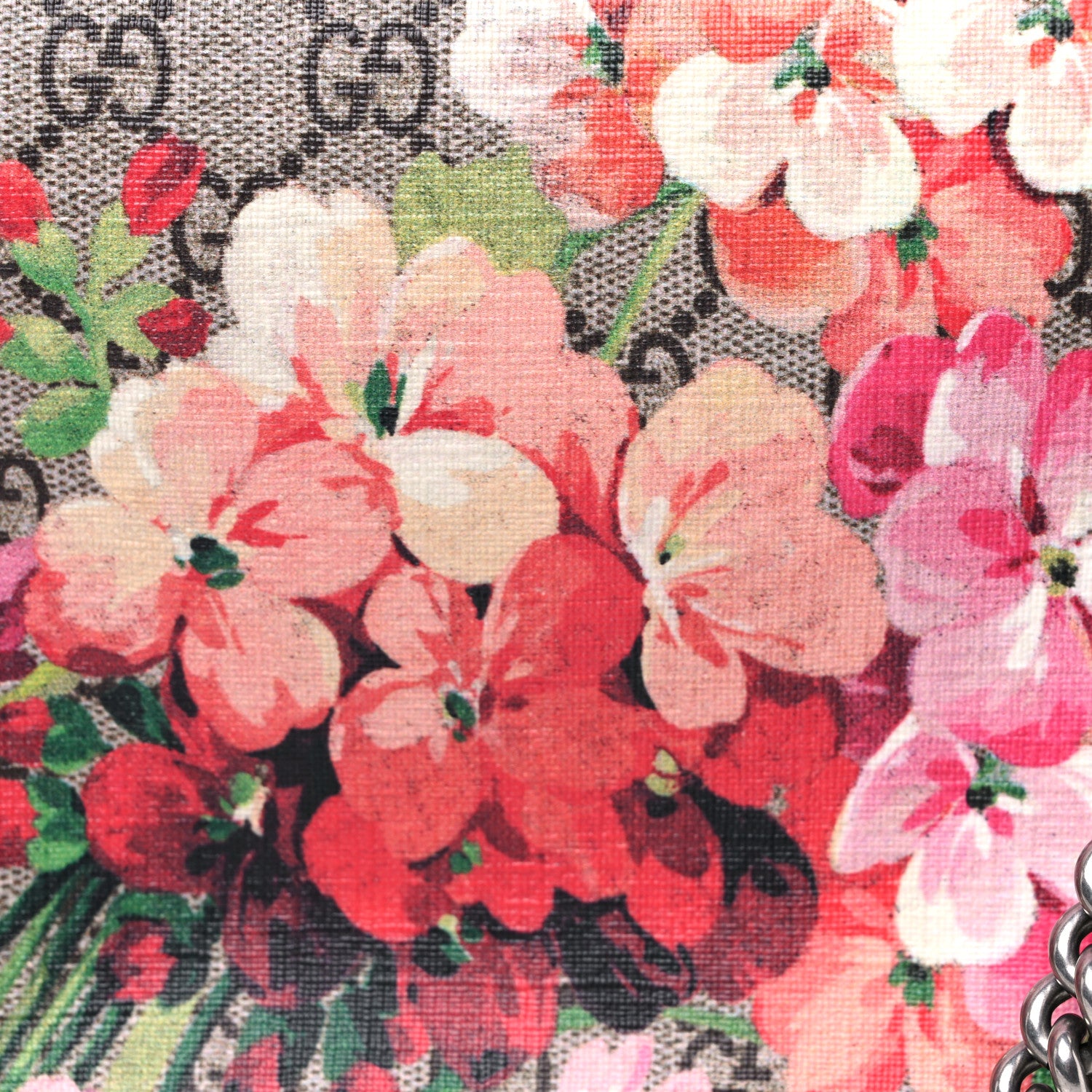 Gucci GG Supreme Monogram Blooms Small Dionysus Shoulder Bag Beige Multicolor Dry Rose 14 of 14