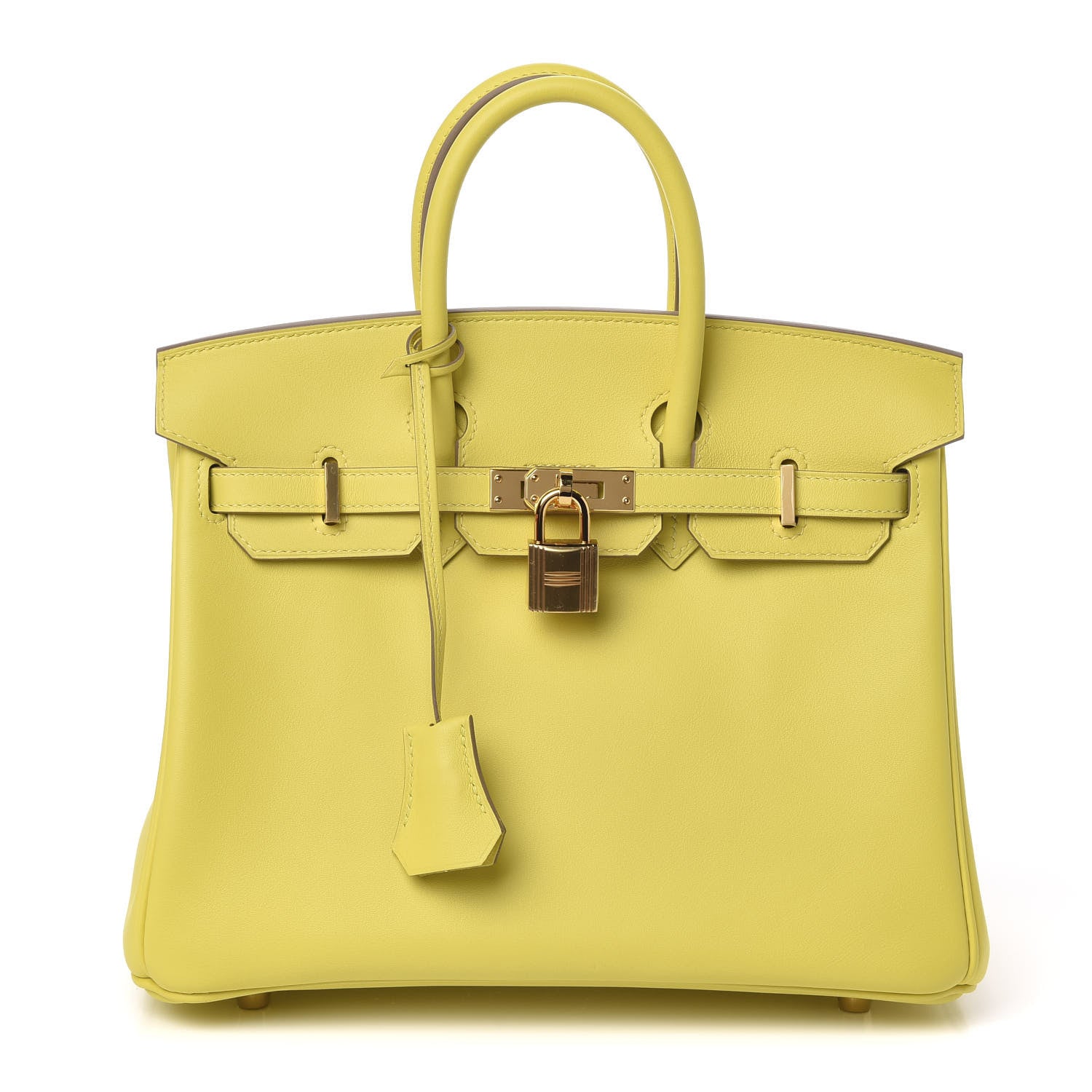 Hermes Swift Birkin 25 Lime 1 of 11
