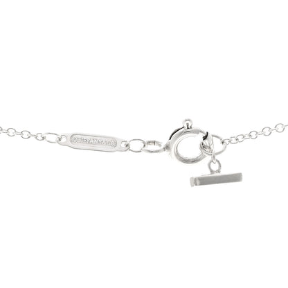 Tiffany Sterling Silver Small T Smile Pendant Necklace 4 of 5