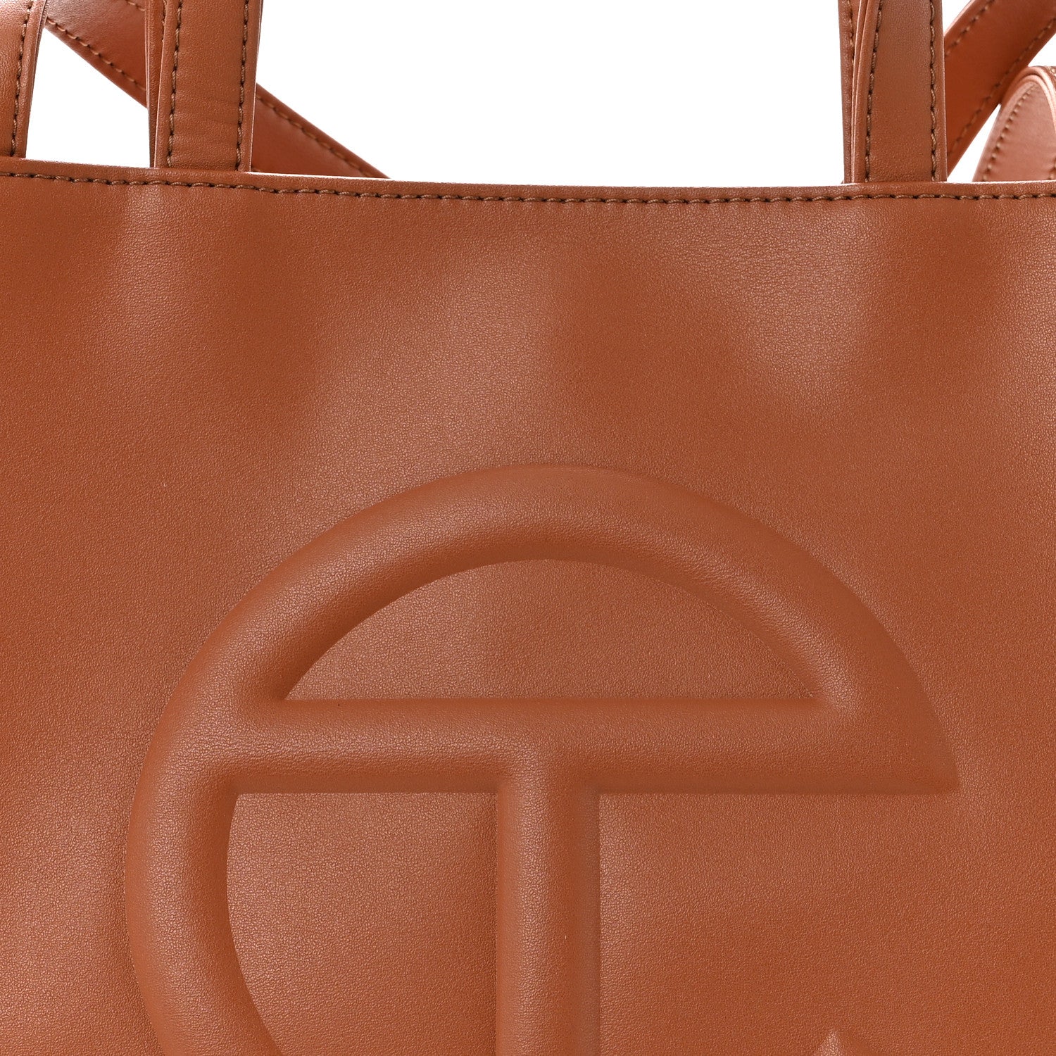 Telfar Vegan Leather Medium Shopping Bag Tan 8 of 10