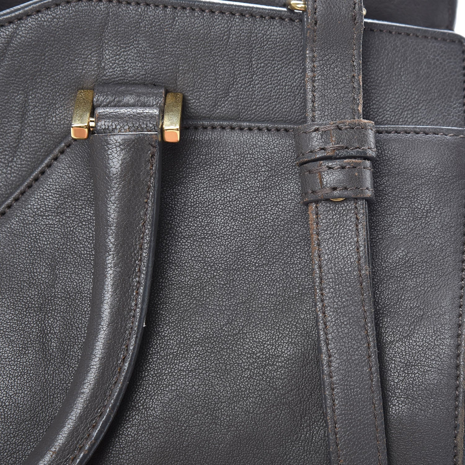 Saint Laurent Sheepskin Small Cabas ChYc Grey 10 of 18