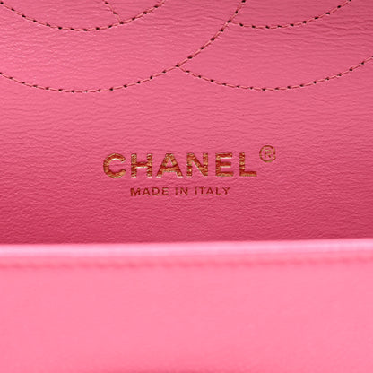 Chanel Caviar Quilted Jumbo Double Flap Pink 5 of 9
