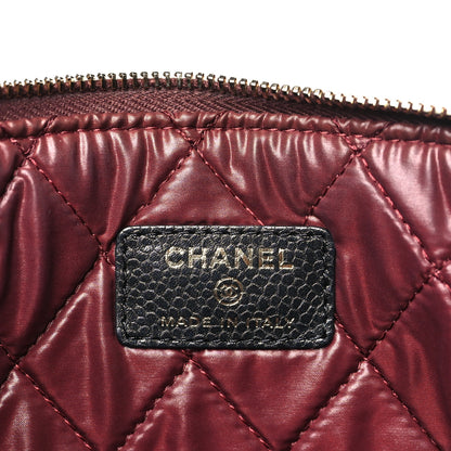 Chanel Caviar Quilted Large Cosmetic Case Black 6 of 8