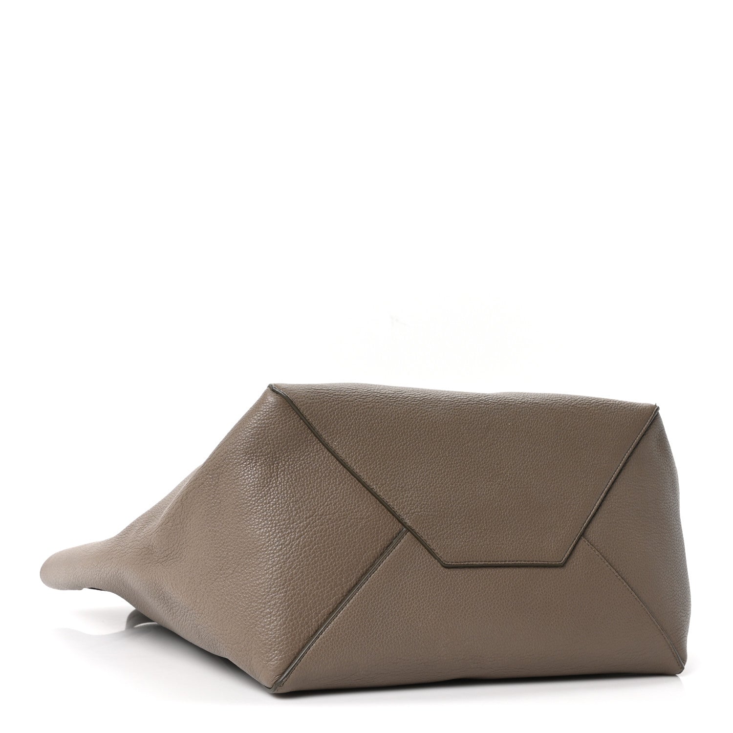 Celine Soft Grained Calfskin Small Belt Cabas Phantom Taupe 4 of 9