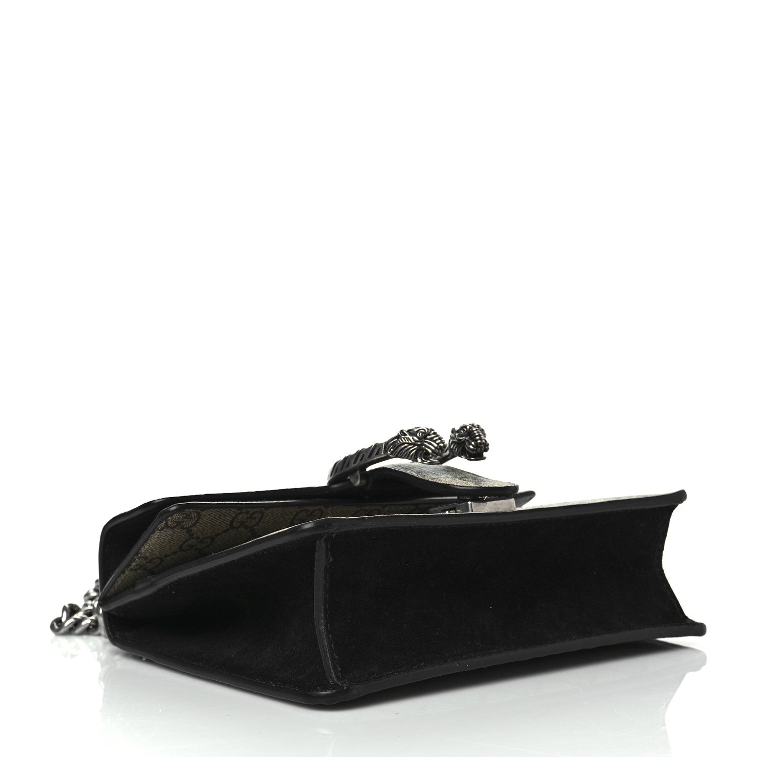 Gucci GG Supreme Monogram Mini Dionysus Shoulder Bag Black 4 of 11
