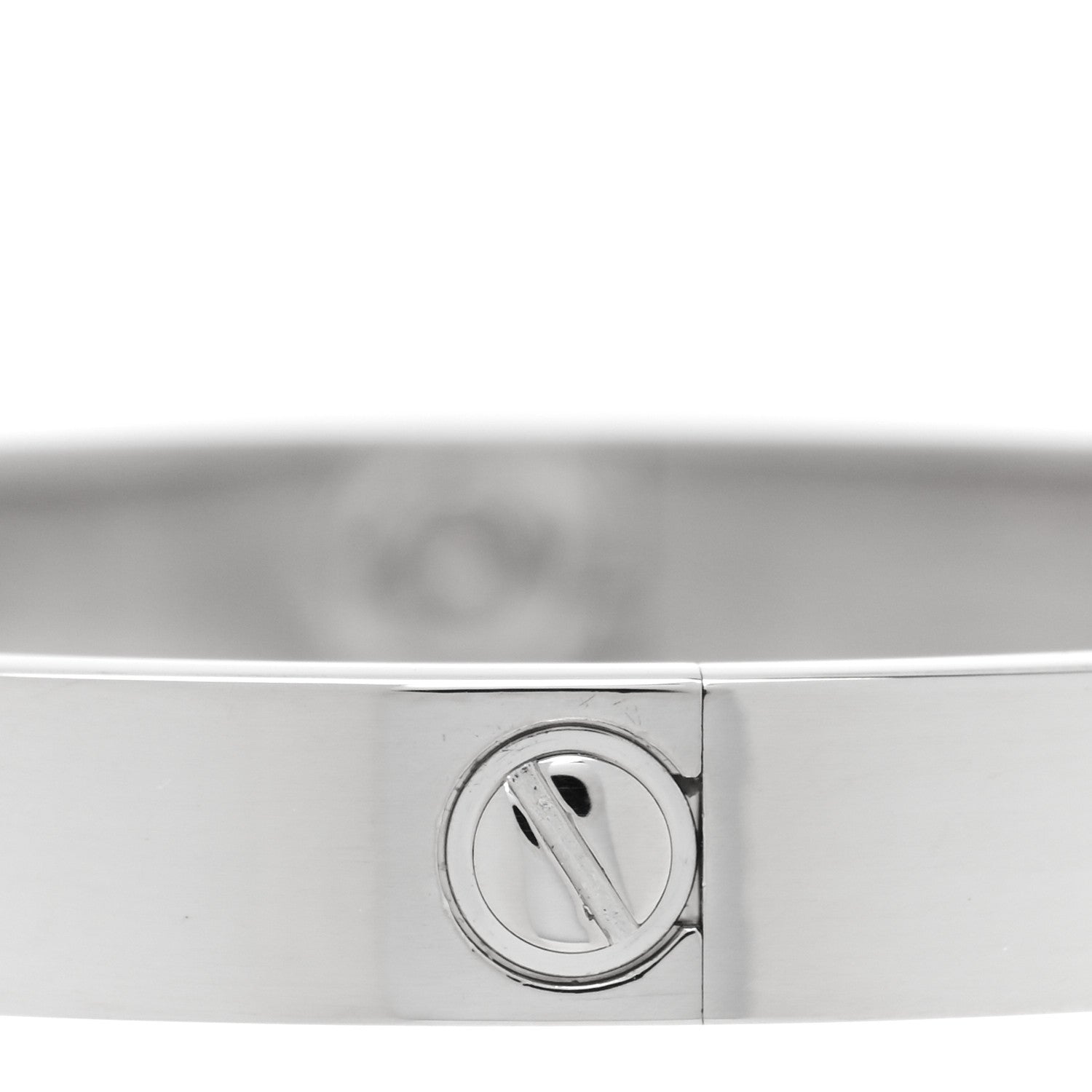 Cartier 18K White Gold LOVE Bracelet 17 4 of 7