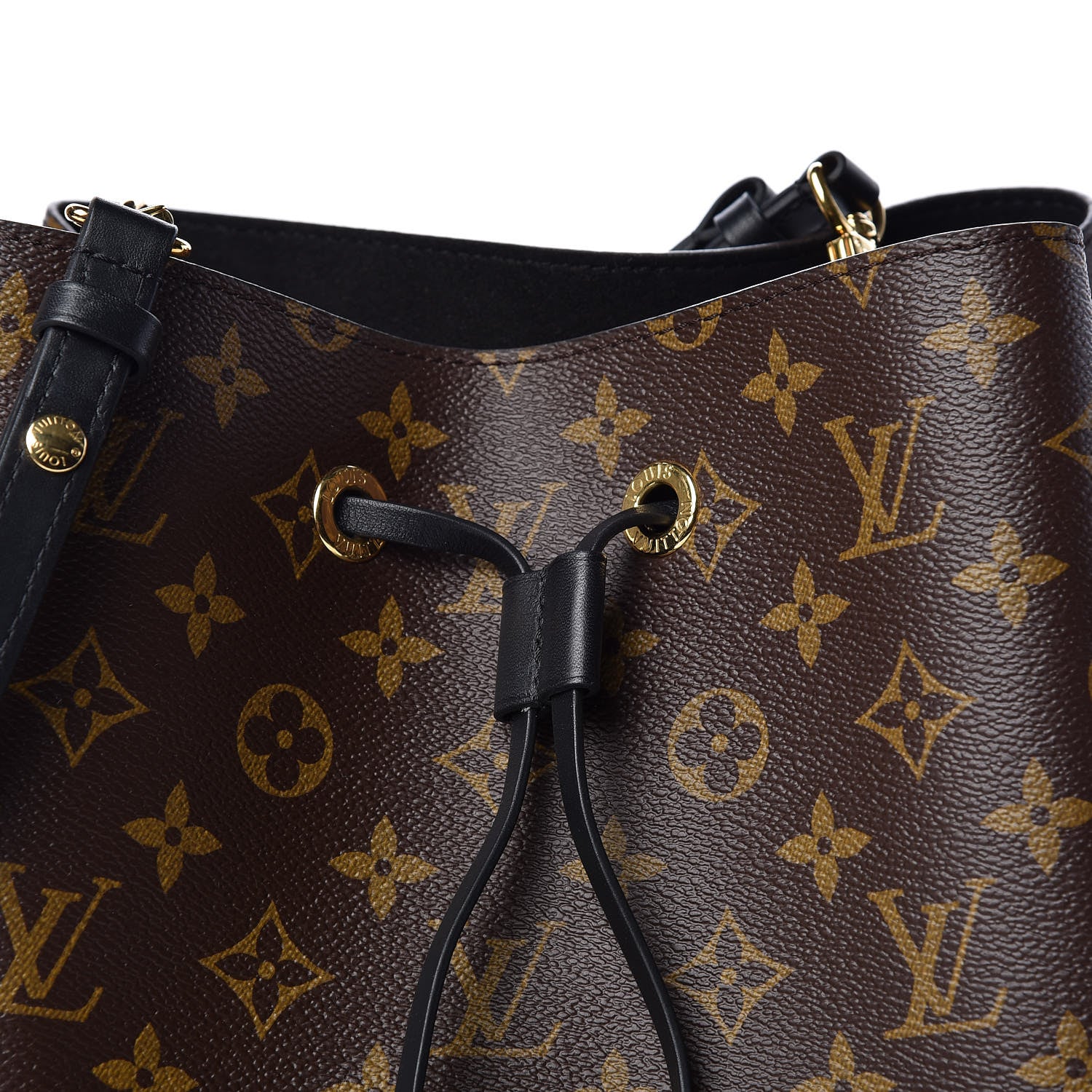 Louis Vuitton Monogram Neonoe MM Black 6 of 10