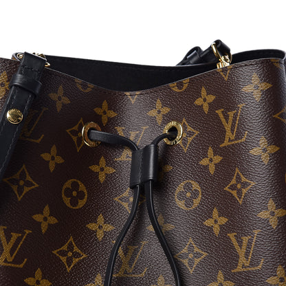 Louis Vuitton Monogram Neonoe MM Black 6 of 10