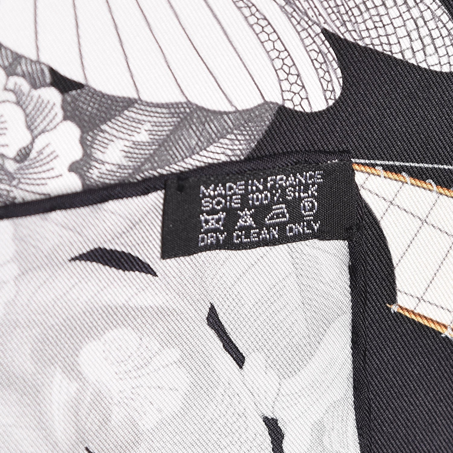 Hermes Silk Tous Les Bateaux Du Monde Scarf 90 Black Gris Marron 4 of 5