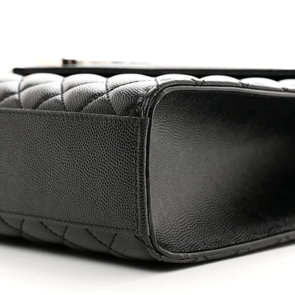 Saint Laurent Grain De Poudre Textured Mixed Matelasse Large Triquilt Monogram Satchel Black 10 of 10