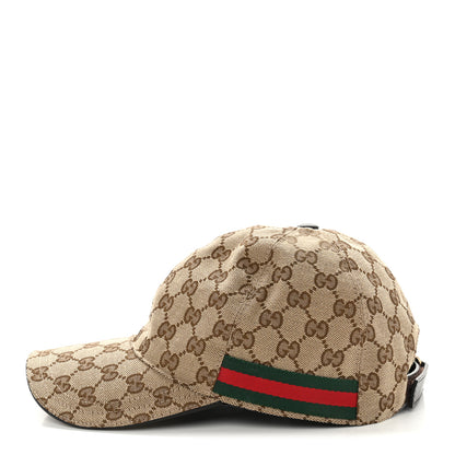 Gucci Monogram Web Baseball Hat S Beige Cocoa 4 of 9