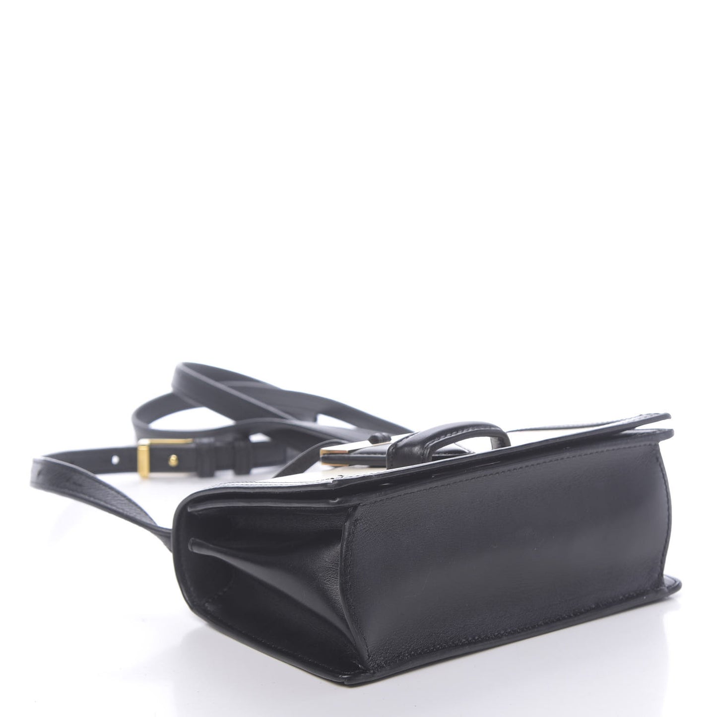 Calfskin Roses Print Barcelona Shoulder Bag White