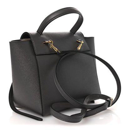 Celine Grained Calfskin Nano Belt Bag Grey 2 of 12