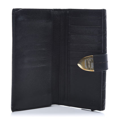 Gucci Guccissima Signoria Continental Wallet Black 4 of 10