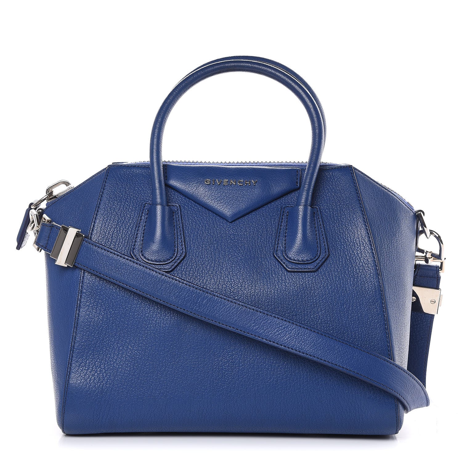 Givenchy Sugar Goatskin Small Antigona Bright Blue 1 of 16