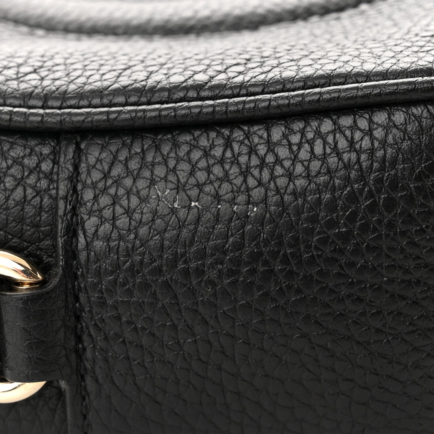 Gucci Pebbled Calfskin Small Soho Disco Bag Black 12 of 13