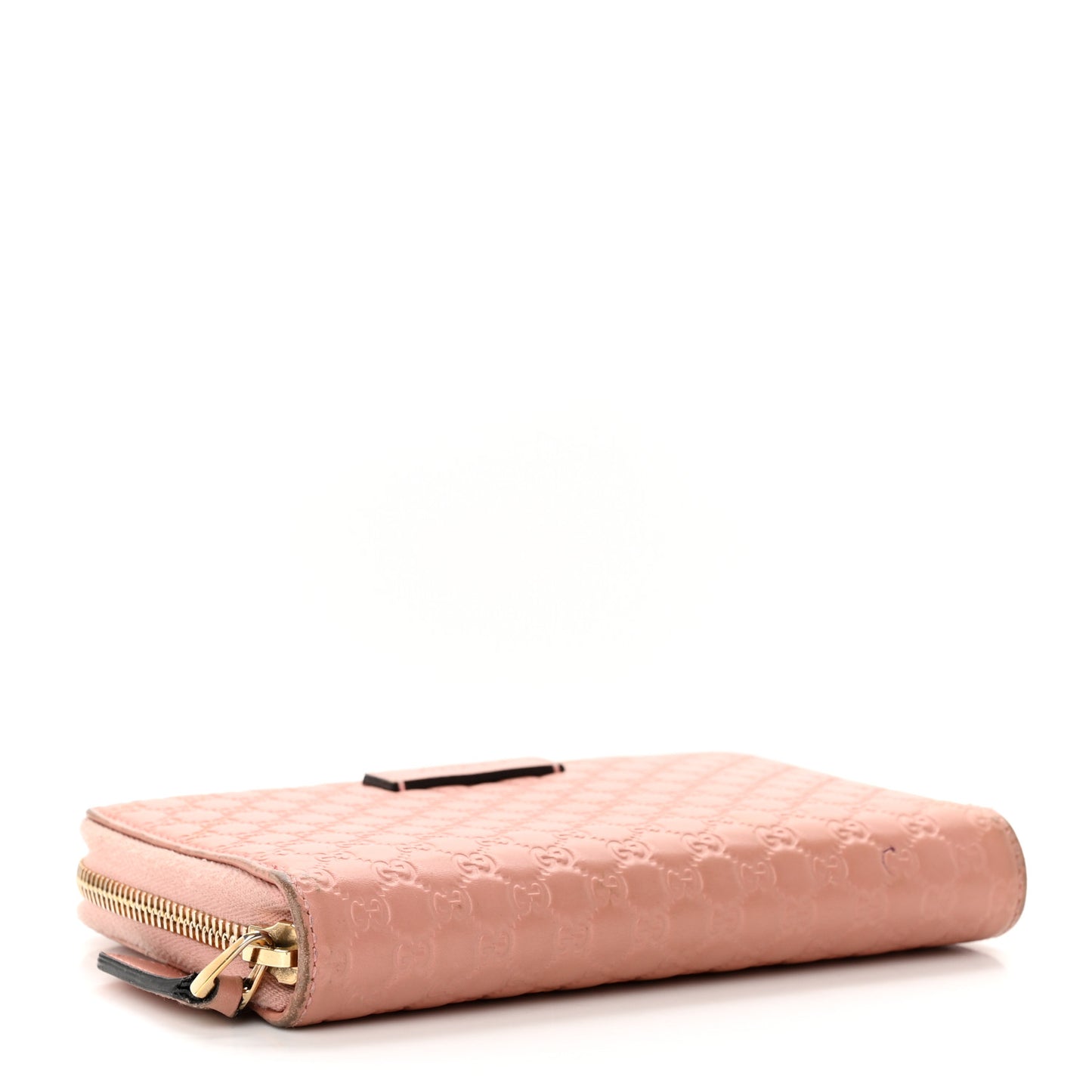 Soft Microguccissima Zip Around Organizer Wallet Soft Pink