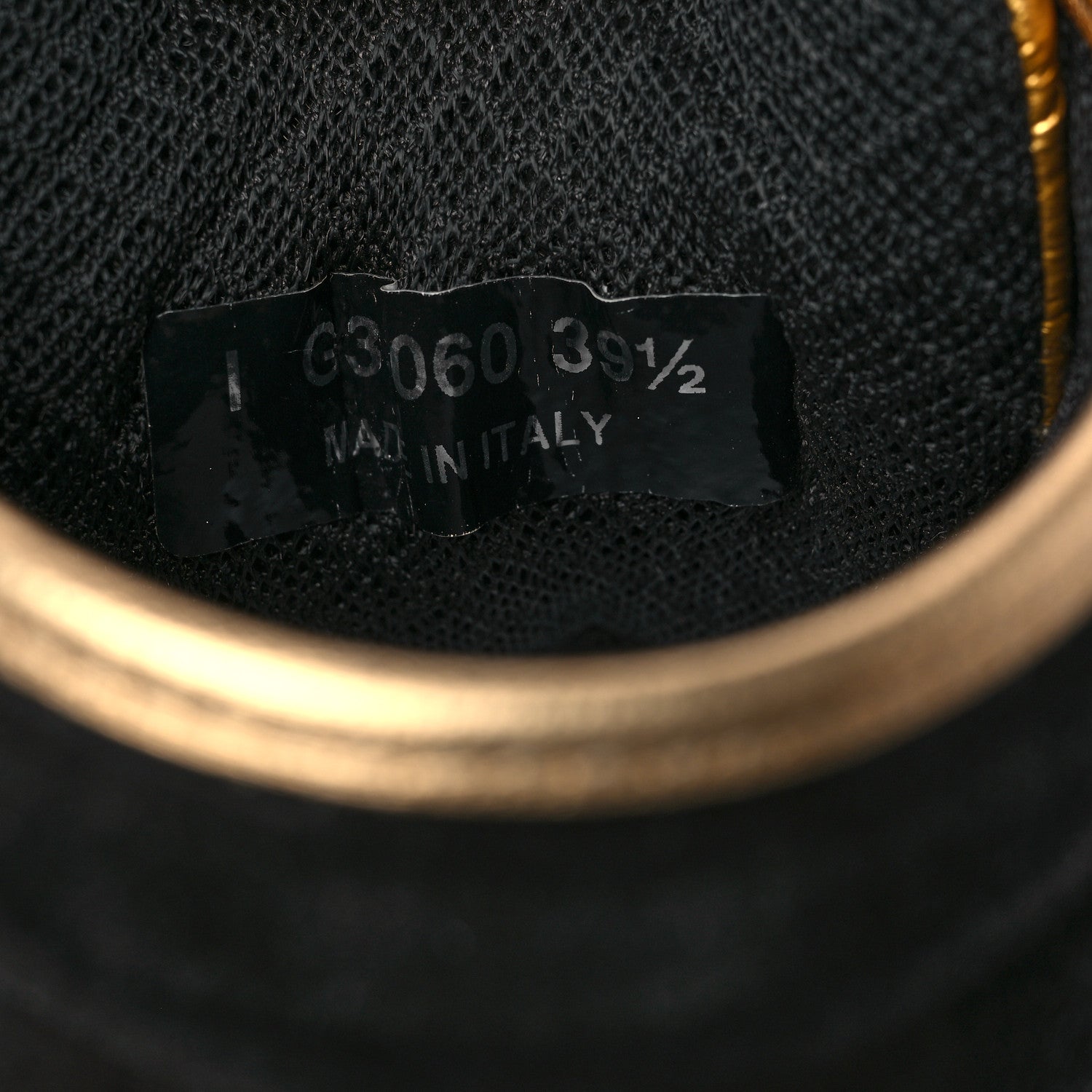 Chanel Suede Calfskin Fabric CC High Top Sneakers 39.5 Black Turquoise Gold 7 of 7